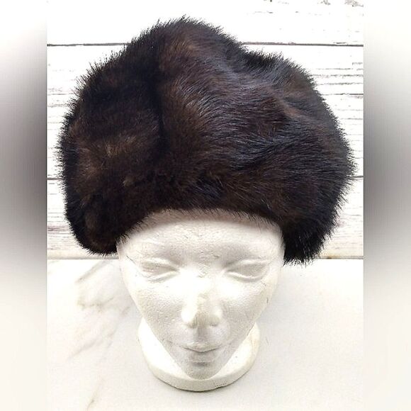 Simpsons Vintage Fur Mink Hat - Picture 1 of 15